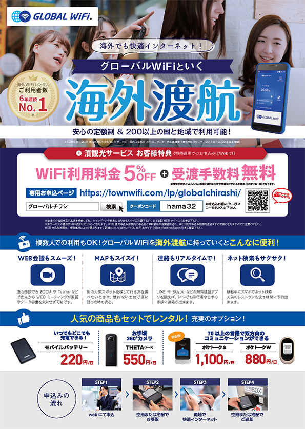 グローバルWiFiといく海外渡航